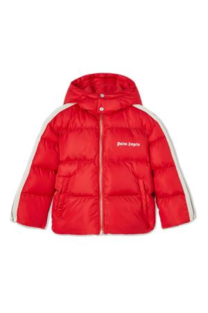 red polyester bomber PALM ANGELS KIDS | PBEJ001F24FAB0022503